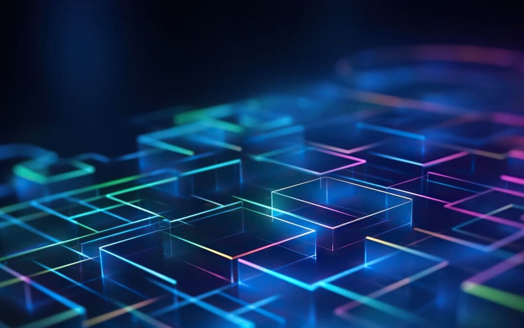 Modern digital abstract 3D background.